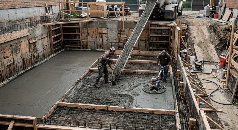 Basement Concrete Installation in Venice, FL