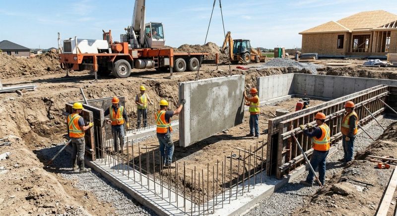 Foundation Wall Pouring in Englewood, FL